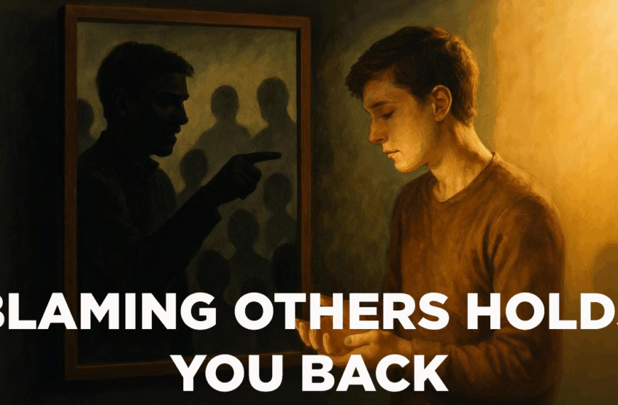 Don’t Blame Others